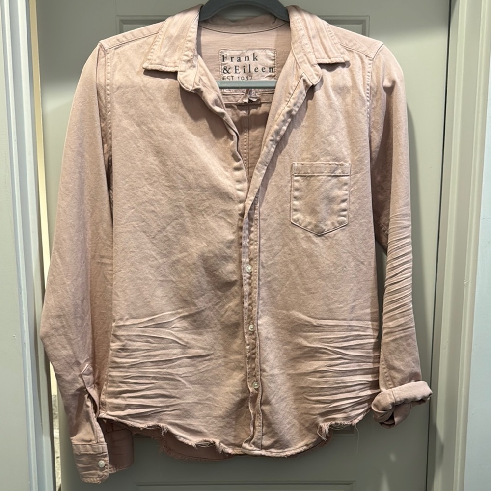 Frank & Eileen Pink Button-Up Shirt